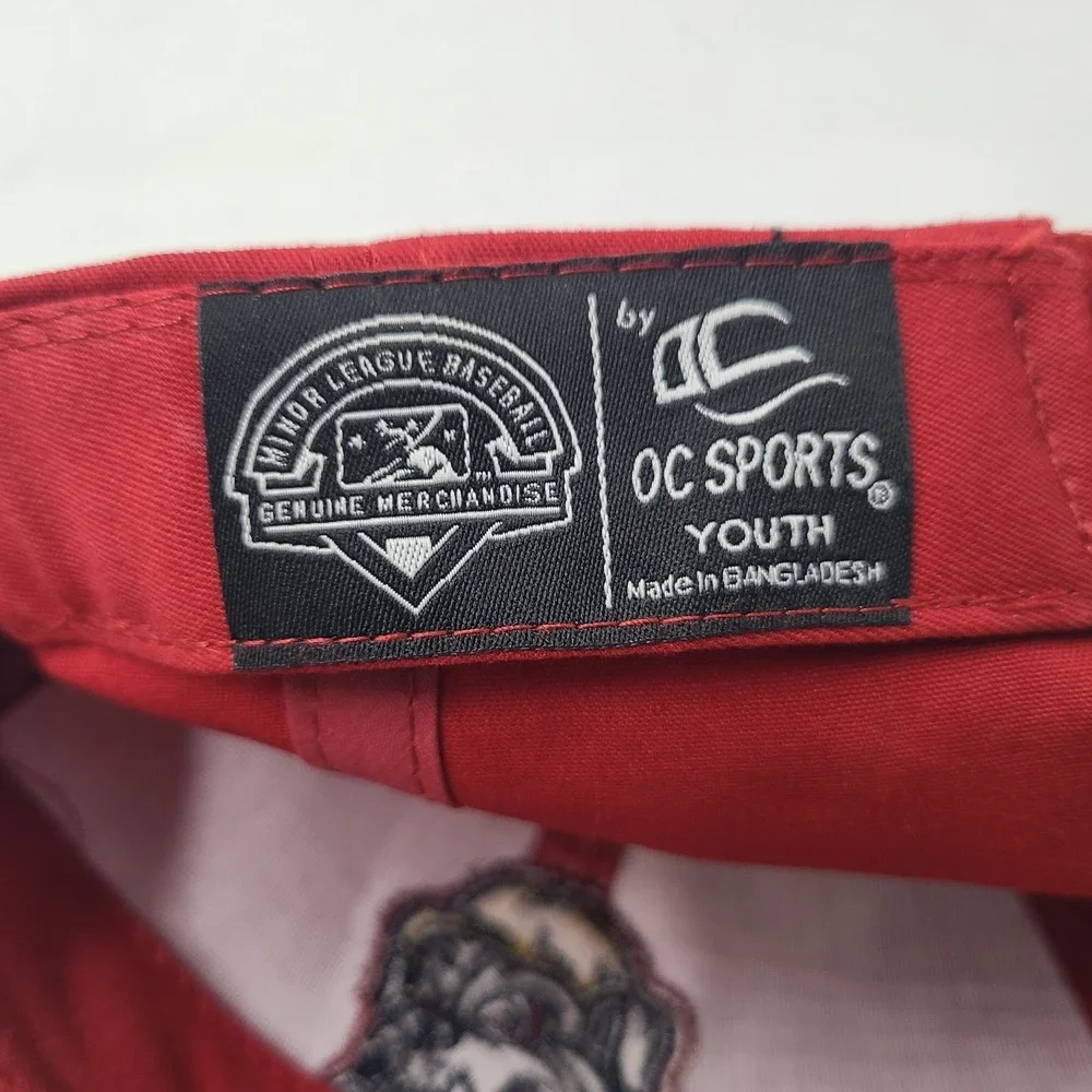 Youth Mahoning Valley Scrappers Hat‎ Adjustable OC Sports Red Boys MiLB Casual